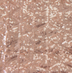 12 x 108 - Blush Glitz Sequin Table Runners Linen