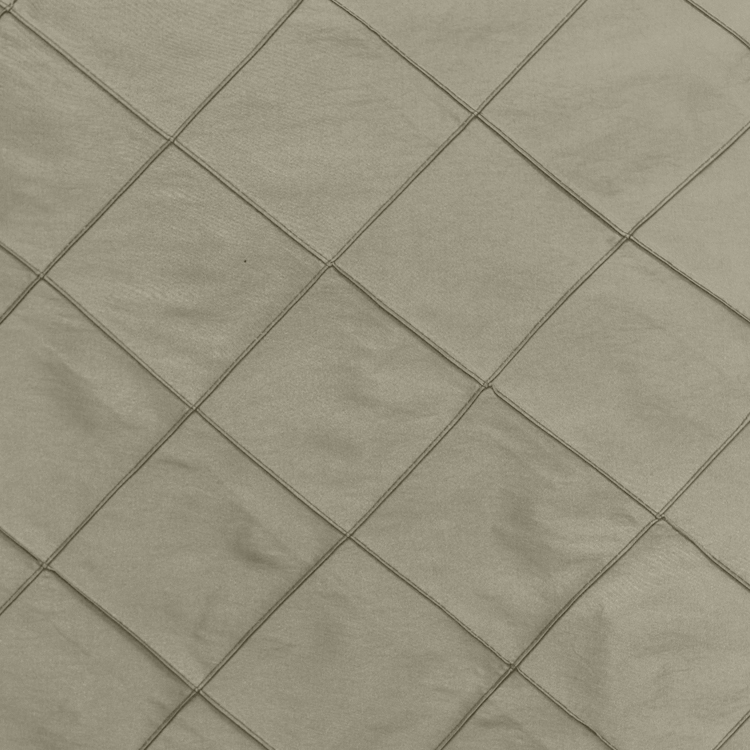 90 x 156 - Taupe Bombay Pintuck 90 x 156 Specialty Linen