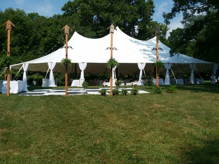 57'x96' Sailcloth Pole Tent (Grass Only)