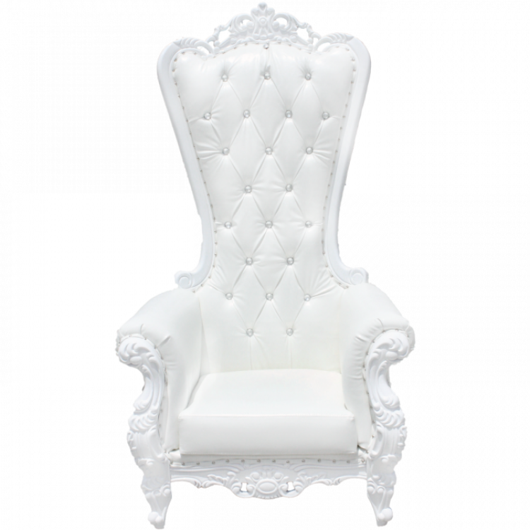 Throne Chair White SANTA ONLY