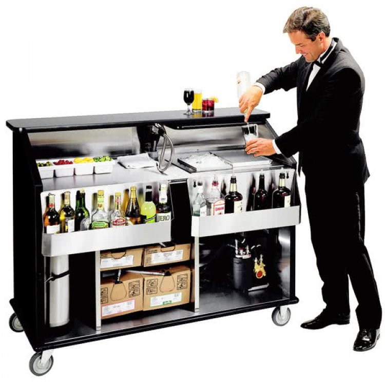 Portable Bar w/24' Ice bin